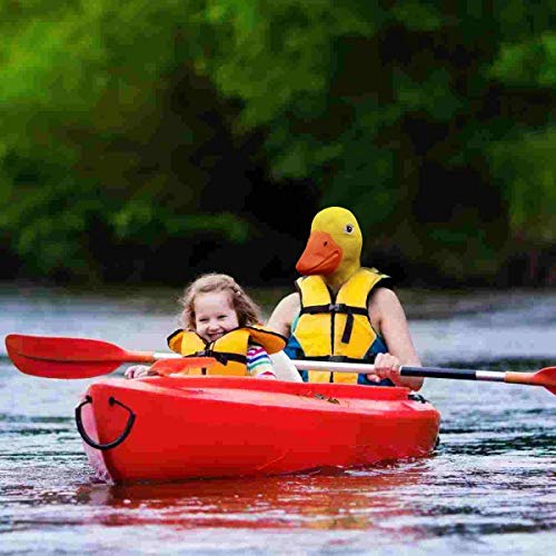 molezu Látex máscara Cabeza Animal Fiesta de Halloween y Navidad el Pato máscara en Disfraz Adulto(Amarillo)
