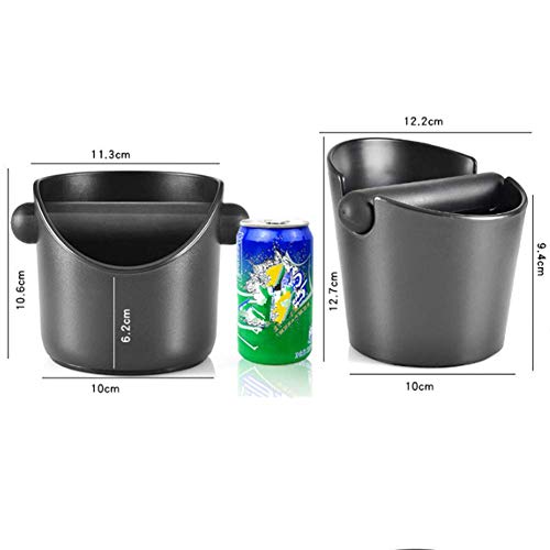 Molinter - Recipiente para posos de café, recipiente para exprimir café, recipiente para posos de café, recipiente de café Stil 1 rojo