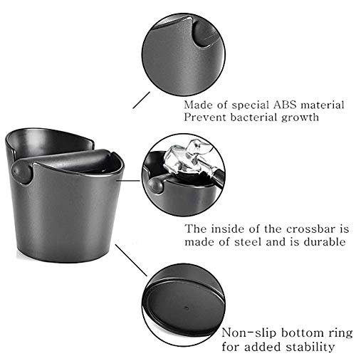 Molinter - Recipiente para posos de café, recipiente para exprimir café, recipiente para posos de café, recipiente de café Stil 1 rojo