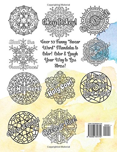 Moms' Favorite "Swear Words" Adult Coloring Book For New Moms, Moms, &: Moms to Be, Over 30 Kid Safe "Swear Word" Mandalas to Color!  Great Gift for ... Occasion. Fun, Practical Gift for Mom!