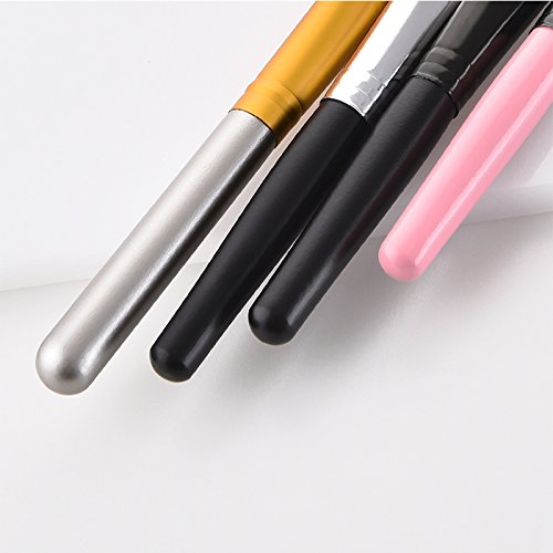 Monbedos Cepillo de difusión de polvo líquido Cepillo corrector rubor Pincel de maquillaje profesional Silver Tamaño: 14 * 1.2 * 1.2 cm 1 pieza