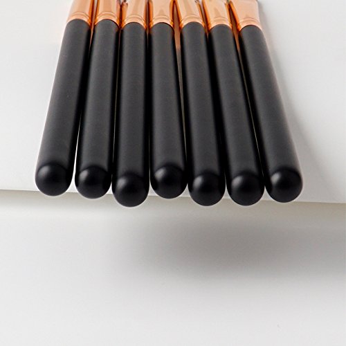 Monbedos Cepillo de difusión de polvo líquido Pincel de maquillaje profesional Cepillo de sombra de ojos Marrón Tamaño: 18.5 * 0.8 * 0.8 cm 1 pieza