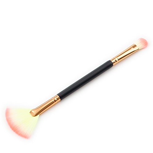 Monbedos Pincel de maquillaje Cepillo de base Cepillo corrector rubor Azul Tamaño: 20.4 * 3.8 * 0.8 cm 1 pieza