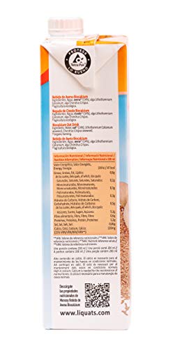 Monsoy - Bebida Ecológica de Avena con Calcio - Caja de 4 x 1L