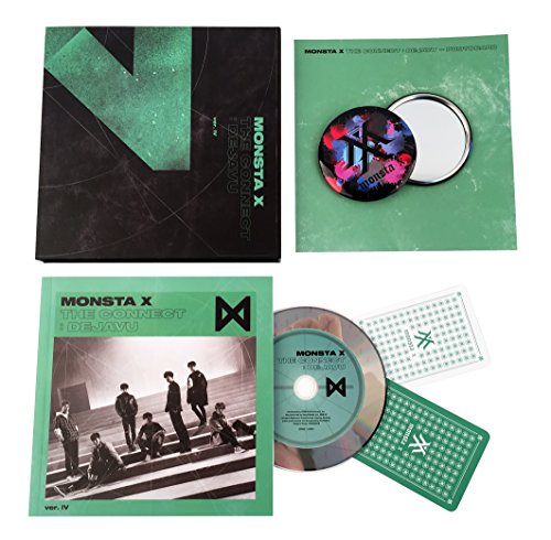 MONSTA X Album - THE CONNECT : DEJAVU [ Ver. IV ] CD + Booklet + 2 Photocards + FREE GIFT / K-POP Sealed