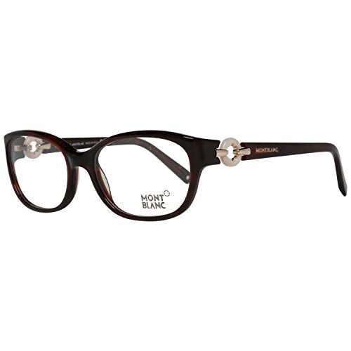 Mont Blanc Montblanc Brillengestelle Mb0442 052 Monturas de gafas, Marrón (Braun), 54.0 para Mujer