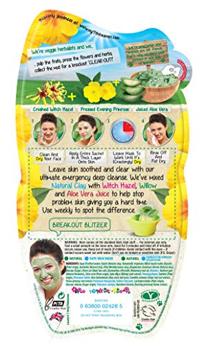 Montagne Jeunesse Blemish Mud Mask - Barro Anti-Imperfecciones, 21 g, Color Negro