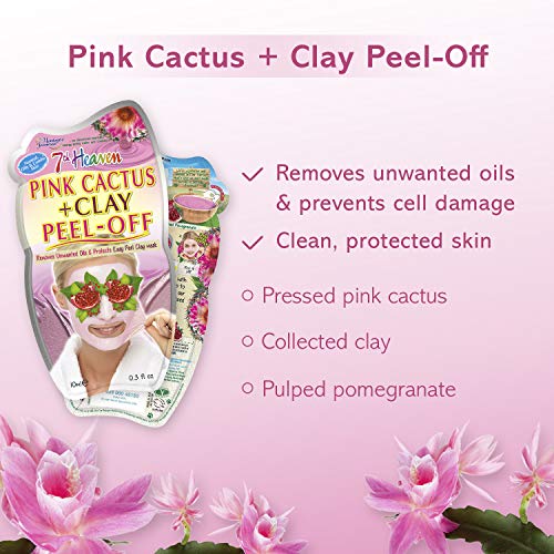 Montagne Jeunesse Pink mask: pink cactus & clay peel off 170 g