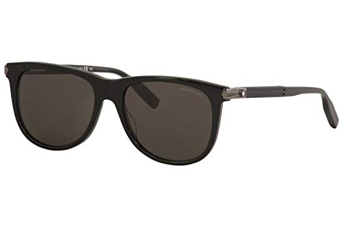 Montblanc MB 0031 S- 006 - Gafas de sol, color negro y gris
