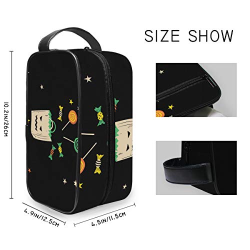 Montoj - Neceser para artículos de tocador, bolsa de cosméticos o para hacer truco o tratar, bolsa de maquillaje, bolsa de gárgaros para viajes y hogar