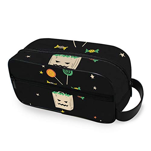 Montoj - Neceser para artículos de tocador, bolsa de cosméticos o para hacer truco o tratar, bolsa de maquillaje, bolsa de gárgaros para viajes y hogar