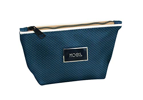 Moos "Capsula" Blue Oficial Mochila Escolar Infantil Porta Maquillaje 230x80x120mm