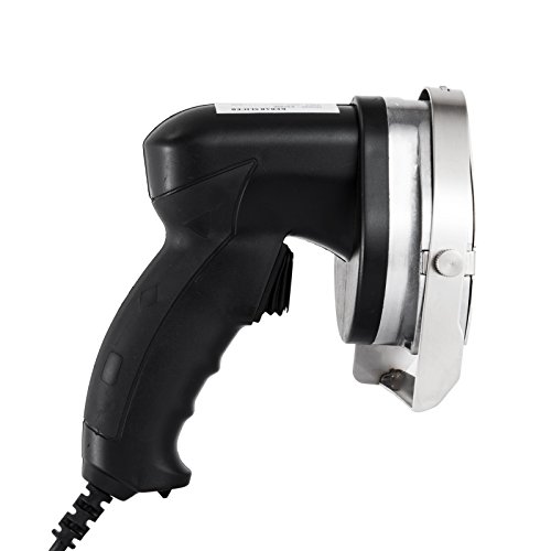 Moracle Cuchillo Eléctrico Doner Kebab Cuchillo Redondo Hoja Eléctrico 220V Cuchillo de 8 mm de Espesor para Kebab 3000RPM Máquina para Kebab con Hoja Ajustable