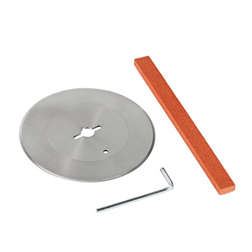 Moracle Cuchillo Eléctrico Doner Kebab Cuchillo Redondo Hoja Eléctrico 220V Cuchillo de 8 mm de Espesor para Kebab 3000RPM Máquina para Kebab con Hoja Ajustable