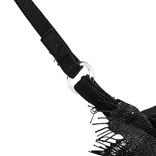 MORETIME Mujer Camisón Sólido Tirante Correas Cruzadas Delanteras Salto de Cama Conjunto de Lencería Pijama Semi Transparente de Verano sin Mangas Sexy