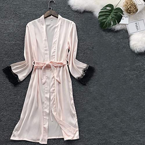 MORETIME Pijamas Lencería para mujer,2019 verano sexy Todos los tamaños Pijamas de seda de satén sexy falda lencería camisón de la mujer Encaje Atractivo Pasión Babydoll