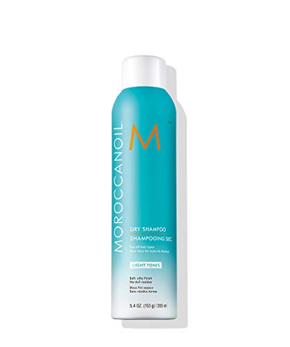 Moroccanoil- Champú seco tonos claros para todo tipo de cabellos, 205 ml