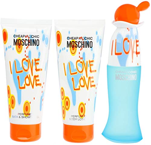 Moschino Cheap & Chic I Love Love - Edt 50 Ml + Tělové Mléko 100 Ml + Sprchový Gel 100 Ml 250 ml