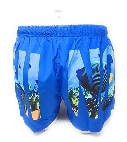 Moschino V6132/5603 Beachwear 2019 - Bañador de playa azul claro S