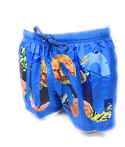 Moschino V6132/5603 Beachwear 2019 - Bañador de playa azul claro S