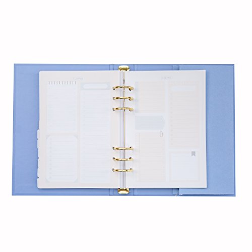 Mr. Wonderful - Agenda escolar azul con anillas 2018-2019 Semana vista - Antes de abrir café