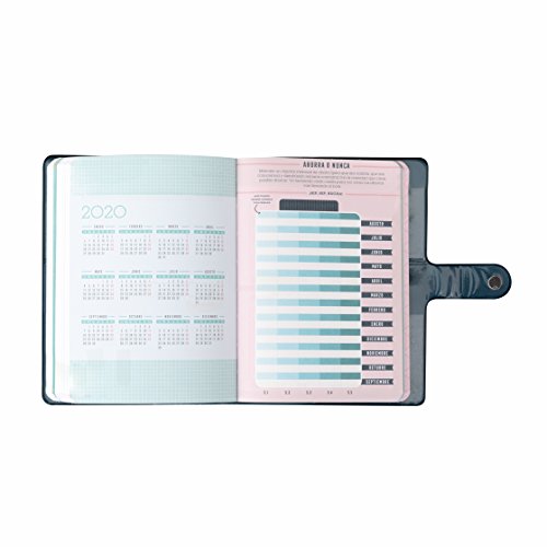 Mr. Wonderful - Agenda escolar pequeña clásica 2018-2019 diaria - Cosas que prometo terminar, azul