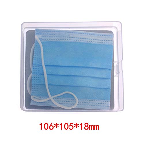 Mrinb Estuche para máscara, Bolsa de Almacenamiento de máscara de Dibujos Animados portátil, Organizador de máscaras rectangulares a Prueba de Polvo a Prueba de Humedad