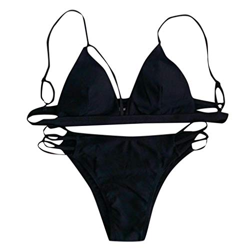 Mujer Traje de una Pieza con Relleno Bañador Push up Ropa de Baño Cintura Alta Mujer Monokini Traje de BañoTalla Grande