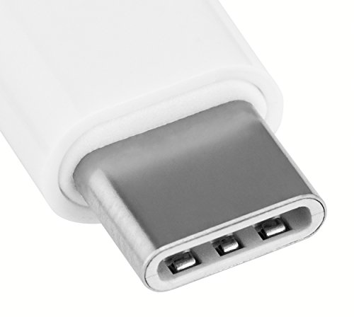 mumbi - Cable Adaptador USB-C Macho a Conector Hembra - para audífonos con Conector de 3,5 mm - Blanco