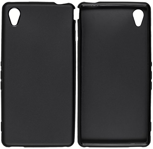 mumbi Funda Compatible con Sony Xperia M4 Aqua Caja del teléfono móvil, Negro