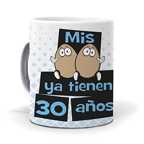 mundohuevo Taza Mis Huevos ya Tienen 30 años versión