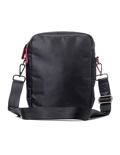 Munich Crossbody City, Bolso bandolera para Hombre, Negro (Black), 10.0x30.0x25.0 cm (W x H x L)