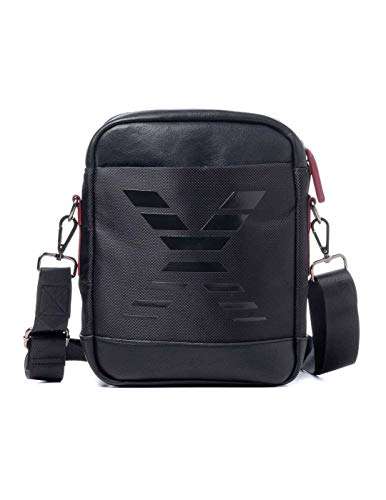 Munich Crossbody City, Bolso bandolera para Hombre, Negro (Black), 10.0x30.0x25.0 cm (W x H x L)