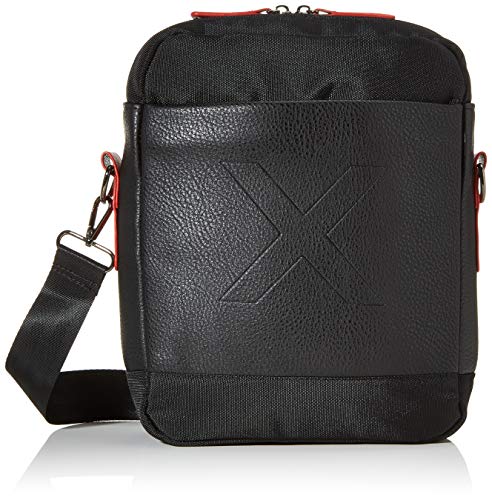 Munich Crossbody City, Bolso bandolera para Hombre, Negro (Black), 8x26x26 cm (W x H x L)