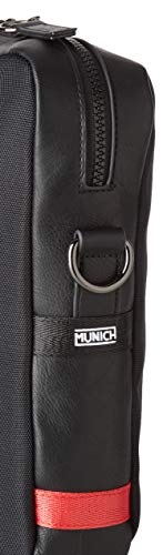 Munich Crossbody Jungle, Bolso bandolera para Hombre, Negro (Black), 28x7x21.5 cm (W x H x L)