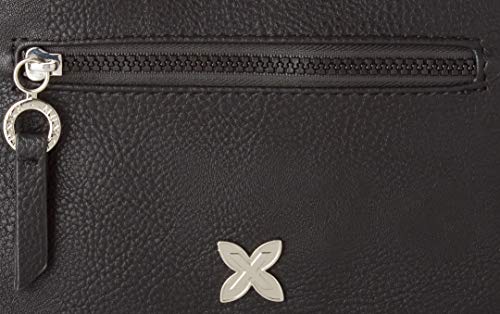 Munich Crossbody Tulle, Shopper para Mujer, Negro (Gun/Black), 5.5x15.5x20.5 cm (W x H x L)