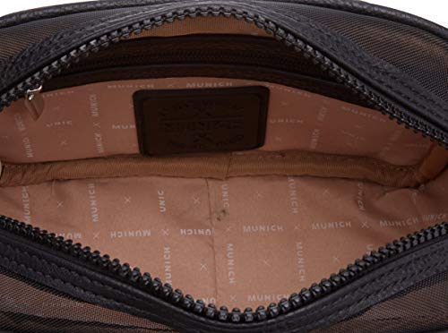 Munich Crossbody Tulle, Shopper para Mujer, Negro (Gun/Black), 5.5x15.5x20.5 cm (W x H x L)