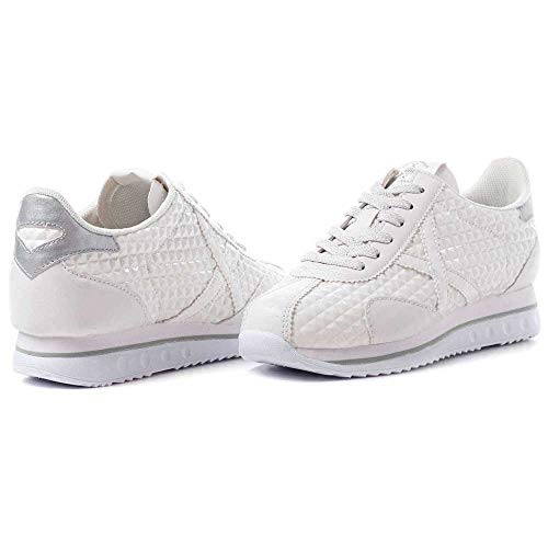 Munich Sapporo Sky 08 Blanco Zapatillas para Mujer, 40