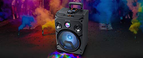 Muse M-1915 DJ 150 W Trolley Public Address (PA) System Negro - Sistemas de megafonía (150 W, Trolley Public Address (PA) System, Negro, Madera, LED, Inalámbrico y alámbrico)