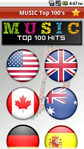 Music top 100's hits