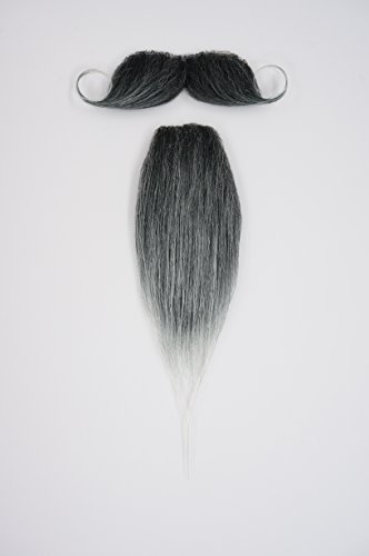 Mustaches Barba y Bigote Grises Estilo Imperial Napoleón III