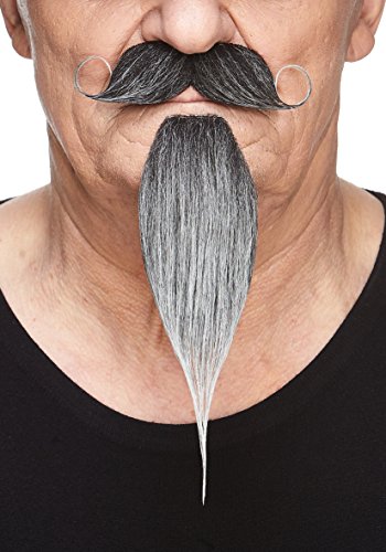 Mustaches Barba y Bigote Grises Estilo Imperial Napoleón III