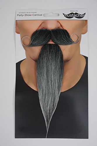 Mustaches Barba y Bigote Grises Estilo Imperial Napoleón III