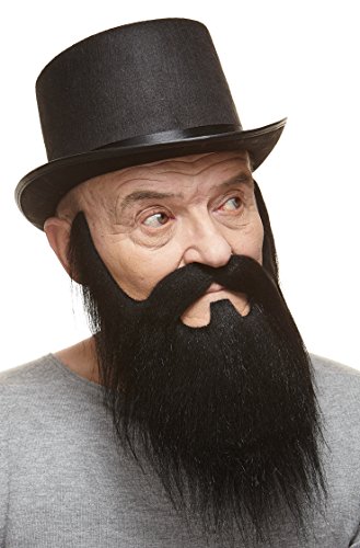 Mustaches Barba y Bigote morenos Estilo Dios