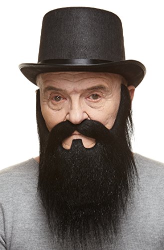 Mustaches Barba y Bigote morenos Estilo Dios