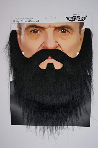 Mustaches Barba y Bigote morenos Estilo Dios