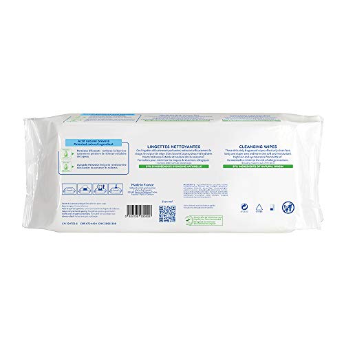 Mustela Toallitas Limpiadoras, Perseosa de Aguacate Natural y Aloe Vera - 70 Unidades