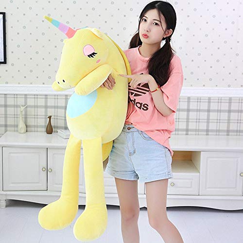 N / A Caliente 2020 Llegada Juguetes de Peluche Lindo Caballo del Arco Iris muñeca Suave Animal de Peluche Mejores Juguetes para niños 60 cm