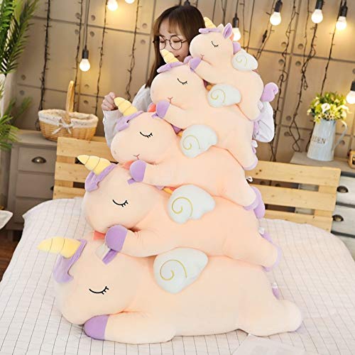 N / A Grandes Juguetes de Peluche Suave Colorido Caballo Relleno Animal Almohada Huggable muñeca Regalo de cumpleaños de Navidad para niñas niños 40 cm