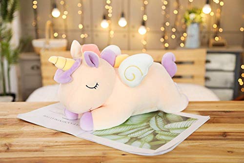 N / A Grandes Juguetes de Peluche Suave Colorido Caballo Relleno Animal Almohada Huggable muñeca Regalo de cumpleaños de Navidad para niñas niños 40 cm